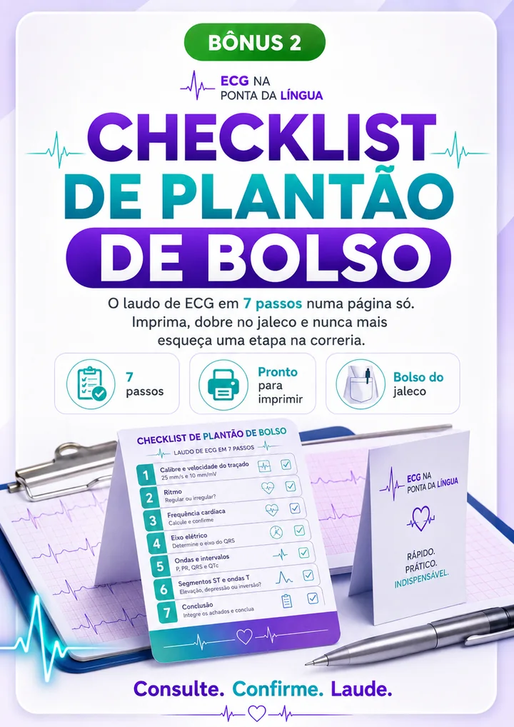 Bônus 2 — Checklist de Plantão de Bolso