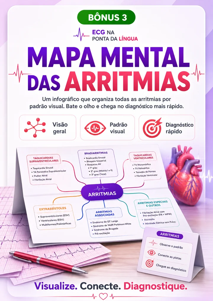 Bônus 3 — Mapa Mental das Arritmias